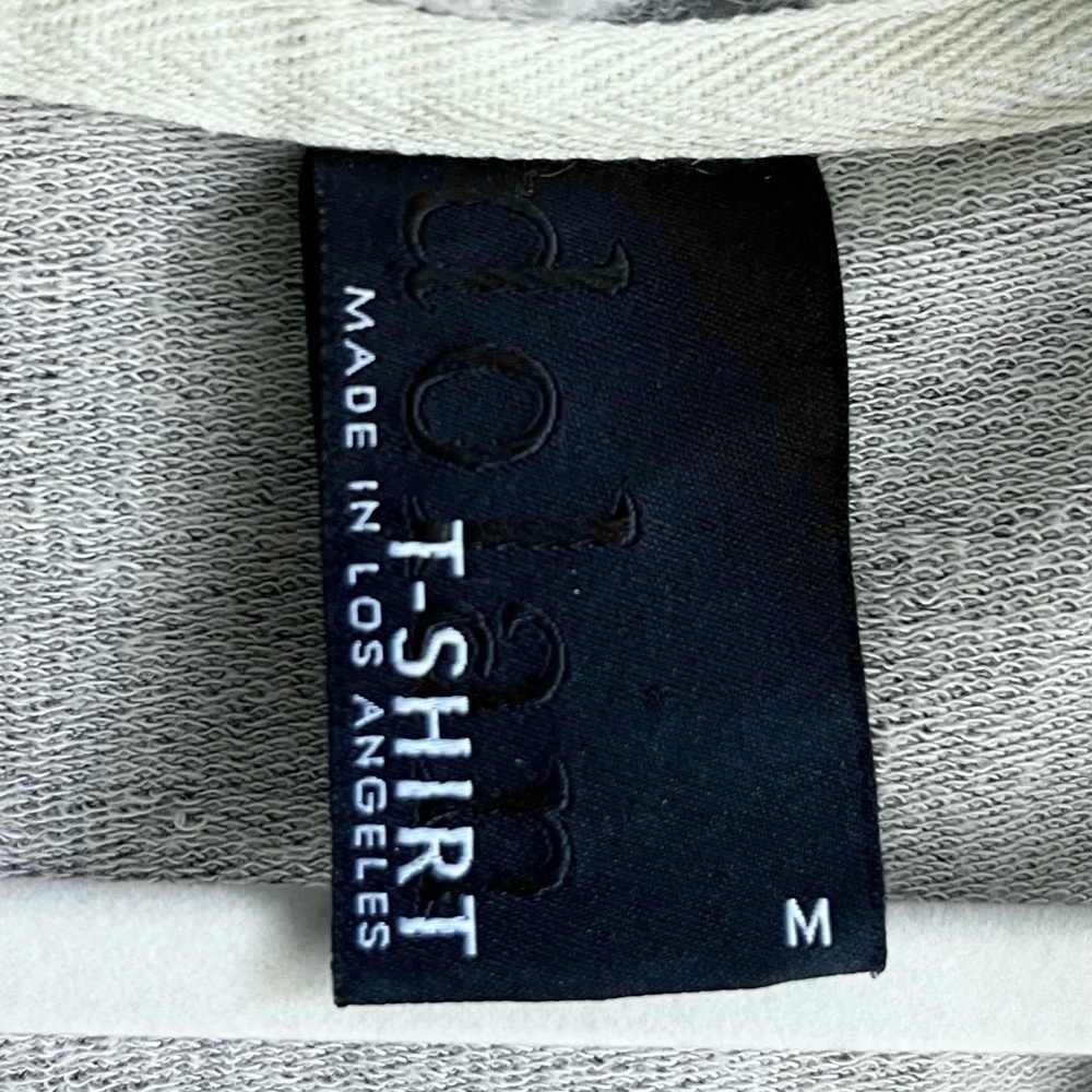 Anthropologie Dolan Nuage Open Mixed Knit Grey Beige Wool Mohair Cardigan Sz M - Picture 10 of 11